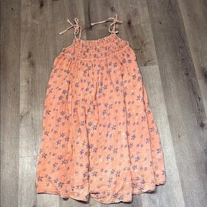 Orange Floral Sundress